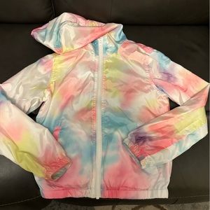 Justice Girls Size 8, Multi-Colored Spring Jacket. EUC, No tears, holes, stains
